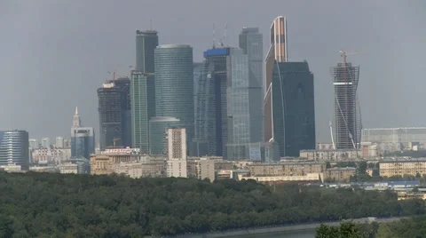 Moscow city3 Video stock 27736602