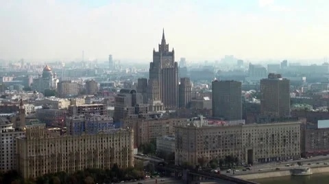 Moscow - Cityscape 2 Stock Footage 45531579
