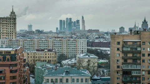 Moscow cityscape Stock Footage 70822008