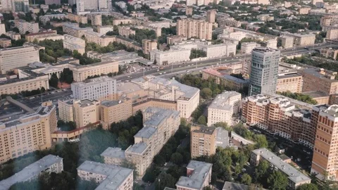 Moscow cityscape Stock Footage 81257646