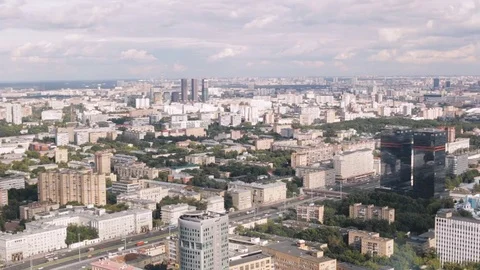 Moscow cityscape Stock Footage 81257647