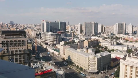 Moscow cityscape Stock Footage 81257655