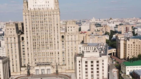 Moscow cityscape Stock Footage 81257660