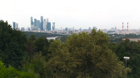 Moscow Cityscape Vídeos de archivo 341265347