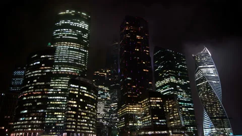 Moscow. Complex of office buildings Video stock 110913027