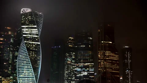 Moscow. Complex of office buildings Video stock 110915358
