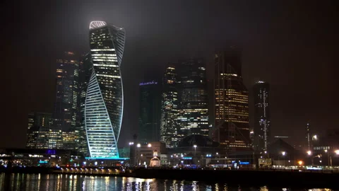 Moscow. Complex of office buildings Video stock 110916058