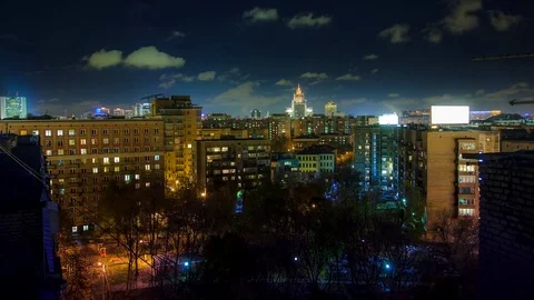 Moscow Courtyard Stock Footage 70853057