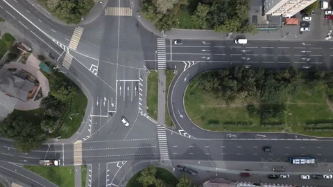 Moscow crossroads Stock Footage 142513193