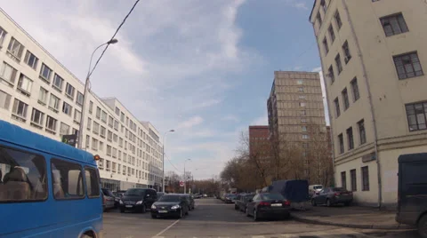 Moscow Driving Time-Lapse 1 Video stock 35693796