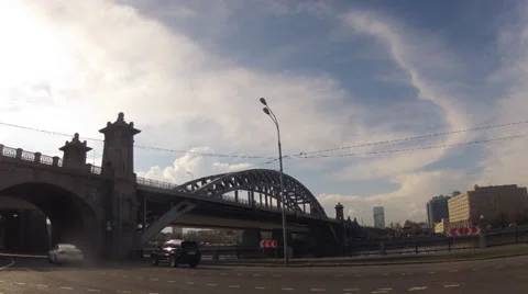 Moscow Driving Time-Lapse 2 Stock Footage 35692632