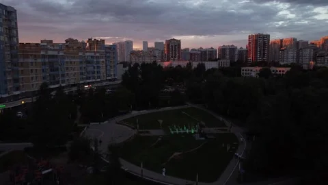 Moscow evening. Stock Footage 158247830