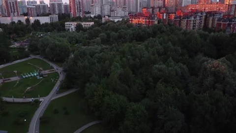 Moscow evening. Stock Footage 158247964