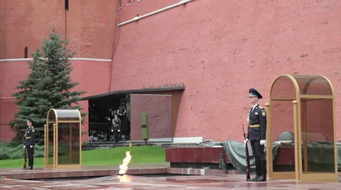 Moscow Guards Video stock 33184976