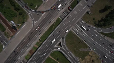 Moscow from helicopter 01 Stock Footage 40015249