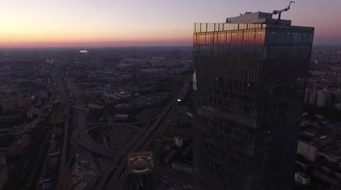 Moscow International Business Center 動画素材 59763512