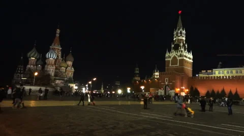 Moscow Kremlin and Red Square 스톡 동영상 57216155