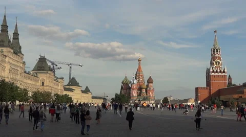 Moscow Kremlin and Red Square 스톡 동영상 64673620