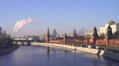 Moscow. kremlin. cityscape 스톡 동영상 44218368