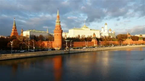 Moscow Kremlin Stock Footage 8976234
