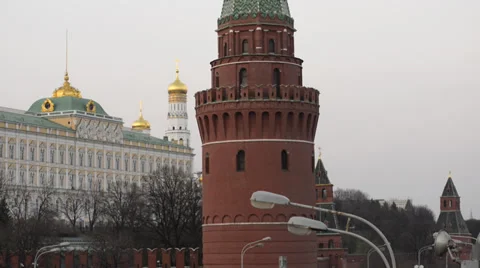 Moscow Kremlin Stock Footage 22843065