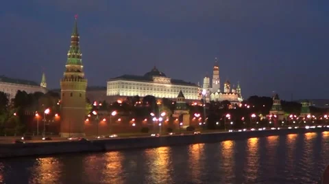 Moscow Kremlin Stock Footage 60126847