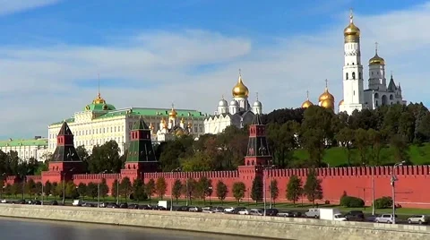 Moscow Kremlin Stock Footage 60140047