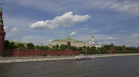 The Moscow Kremlin. Stock Footage 64371210