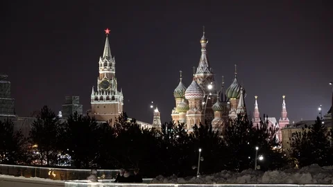 Moscow Kremlin Stock Footage 85717472