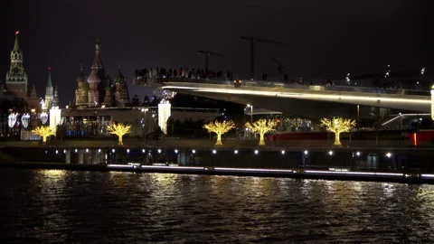 Moscow Kremlin. Night 動画素材 110913280
