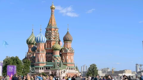 Moscow Kremlin Red Square 库存影片 111334304