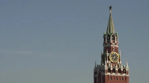 Moscow Kremlin Red Square Moscow river embankment and vicinities 30.MTS Stock Footage 30857057