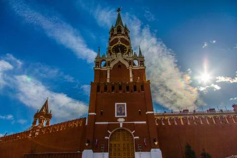 Moscow Kremlin spring Stock Photos
