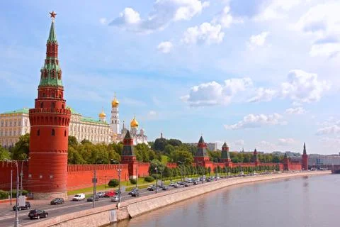 Moscow Kremlin at sunrise 库存照片
