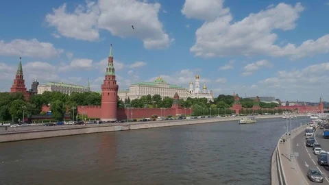 Moscow Kremlin Timelapse 库存影片 111391482
