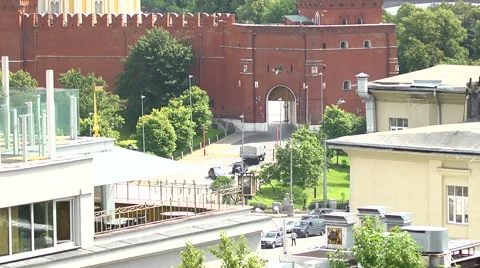 Moscow Kremlin view Stock Footage 56580980
