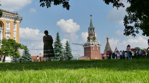 Moscow Kremlin wide shot Stock Footage 67818662
