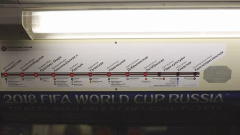 Moscow metro Stock Footage 101882839