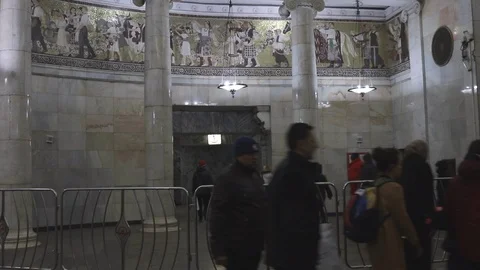 Moscow metro Stock Footage 101883236