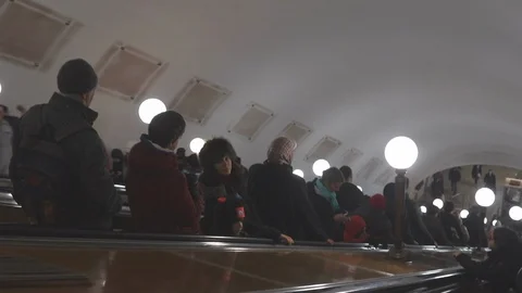 Moscow metro Stock Footage 101883413