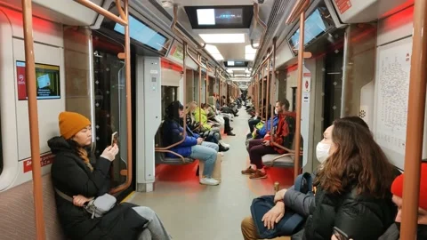 Moscow metro Stockbeeldmateriaal 165424087