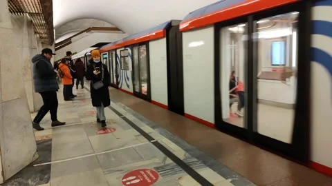Moscow metro Vidéo 165424120