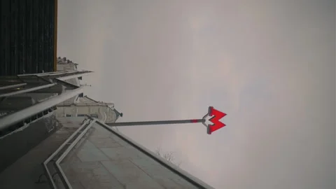 Moscow metro. Smooth frame on the exit from the metro Video stock 287601562