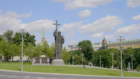 Moscow Monuments Stock Footage 111275340