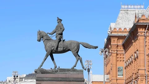 Moscow Monuments Stock Footage 111334266