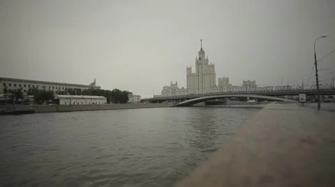 Moscow. Moskva River Stock Footage 11439432
