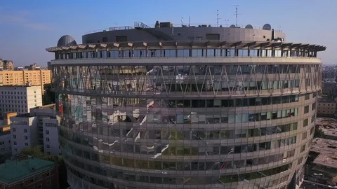 Moscow office building Vídeo Stock 92245146