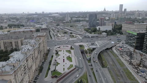 Moscow panorama Stock Footage 142514282