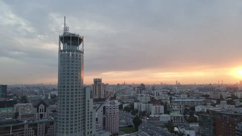 Moscow panorama Stock Footage 142538308