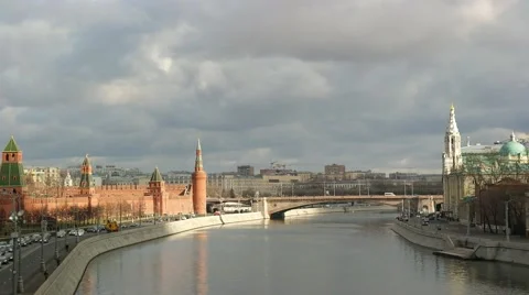 Moscow. Ray of a sun Stock Footage 43255807